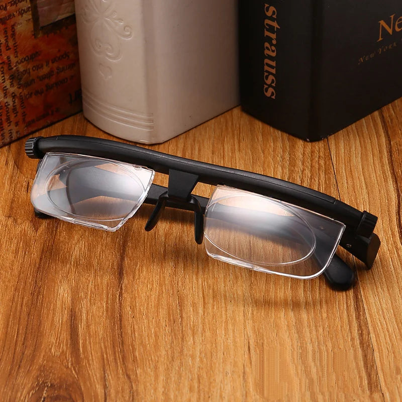 Adjustable Focus Glasses – Near & Far, -600 to +300 Degrees Adjustable Focus Glasses Axl