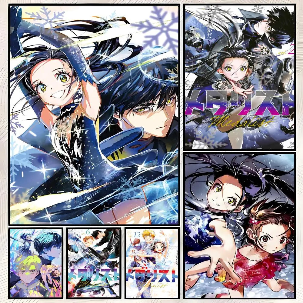 Manga M-Medalist Self-Stick HD Wall Art Poster | Waterproof Wall Art Poster Axl