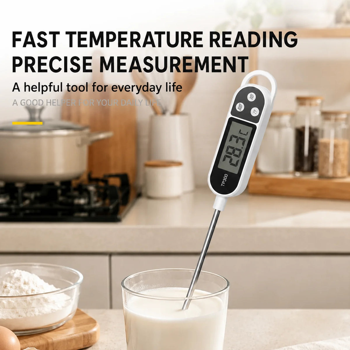 TP300 Digital Food Thermometer – BBQ, Meat & Kitchen Probe Kitchen Thermometer Axl