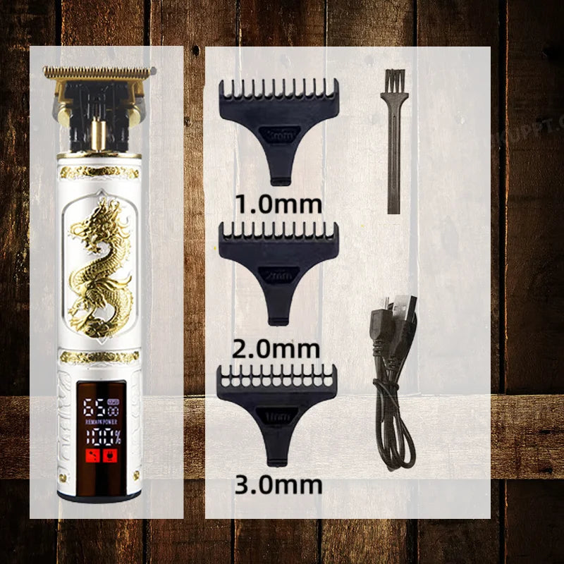 Oumonoka T9 Waterproof Electric Shaver & Beard Trimmer for Men Electric Shaver Trimmer Axl Heavy Metal Dragon
