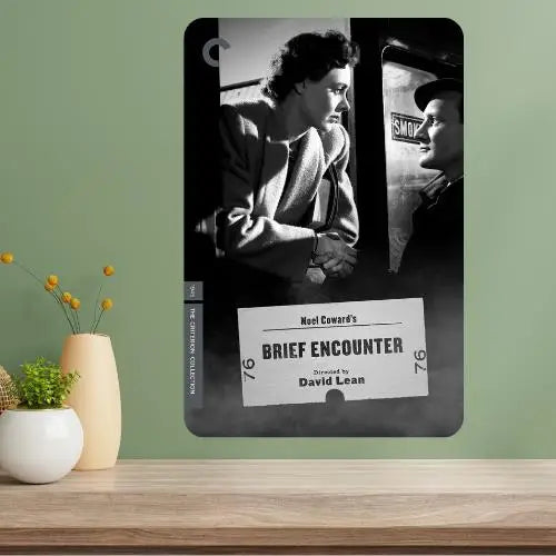 Brief Encounter Classic Movie Metal Poster Sign | Vintage Wall Art Metal Wall Sign Axl aluminum sign aluminum 40x30cm