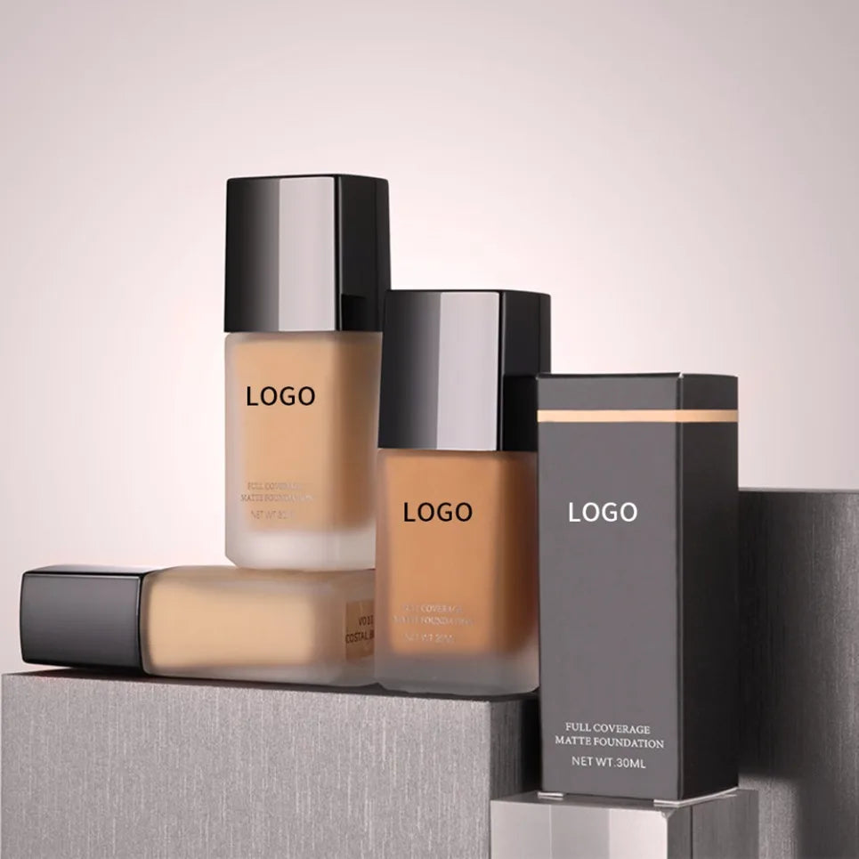 30ml Full Coverage Liquid Foundation – Vegan Private Label Liquid Foundation Axl