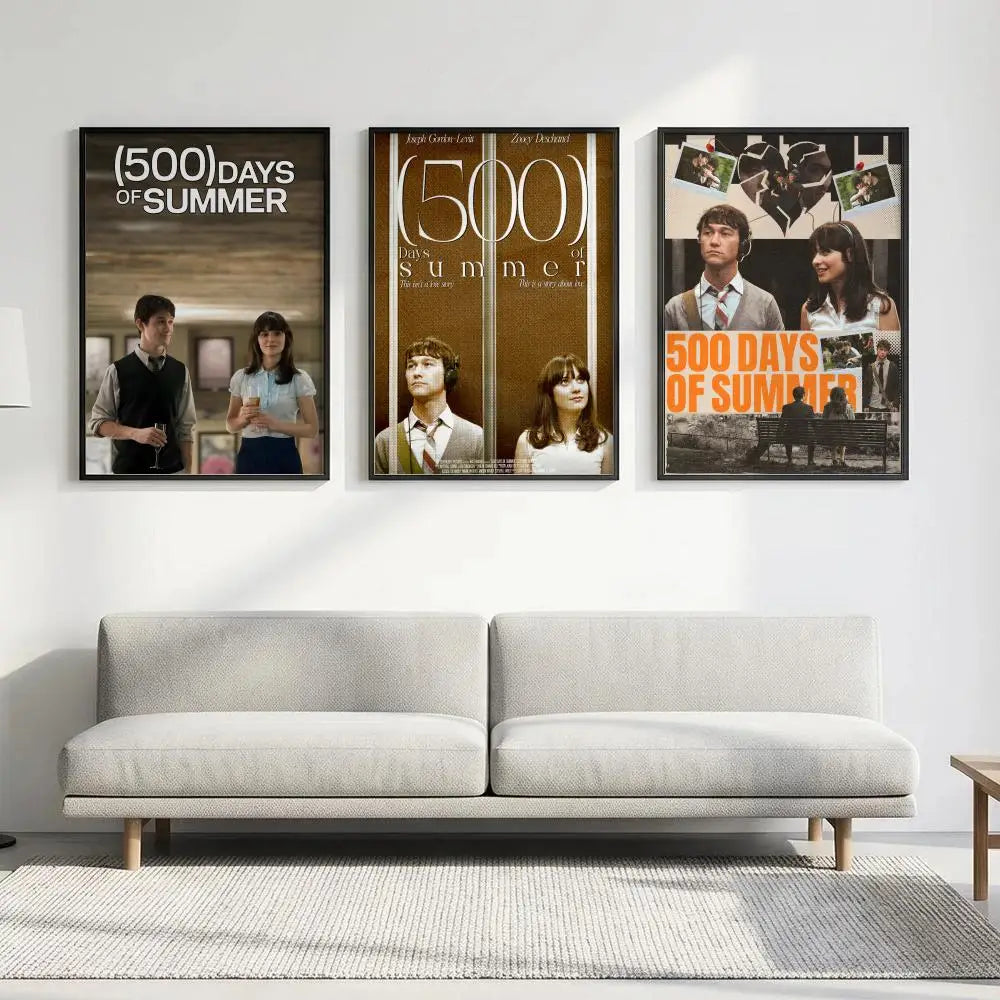 500 Days of Summer Movie Poster – HD Waterproof Wall Art Movie Wall Poster Axl