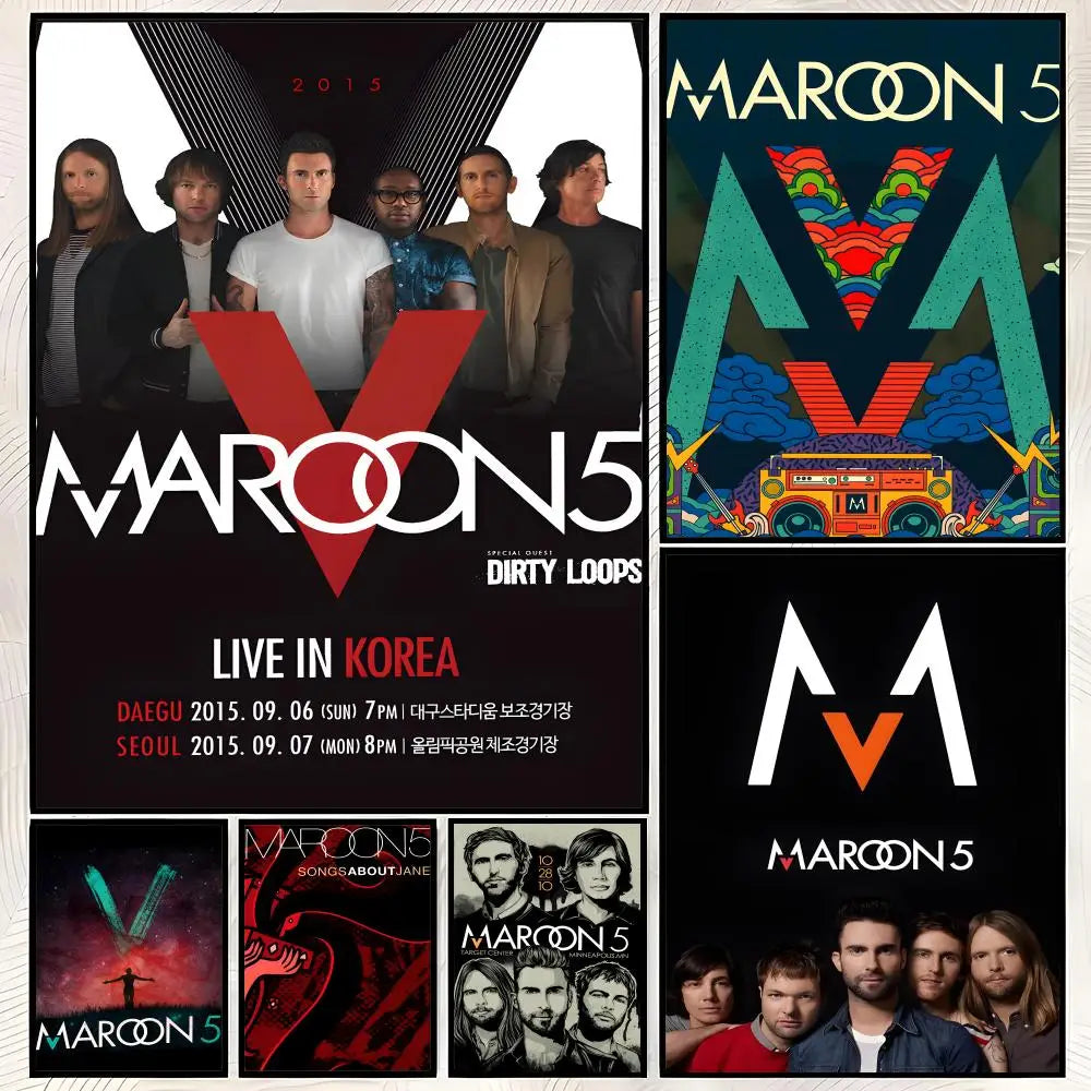 Maroon Self-Stick HD PVC Wall Art Poster – Waterproof Decor Wall Art Poster Axl