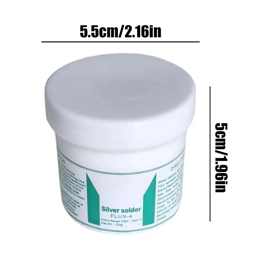 Solder Flux Paste 100g | Silver Brass Brazing Powder for Welding Soldering Flux Paste Axl 01