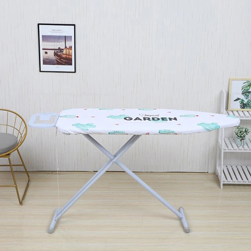 Printed Ironing Board Cover 140x50cm | Cotton Blend No-Slip Ironing Board Cover Axl