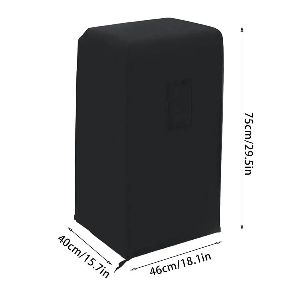 Oxford Cloth Air Conditioner Dust Cover 40x46x75cm Appliance Cover Axl Black