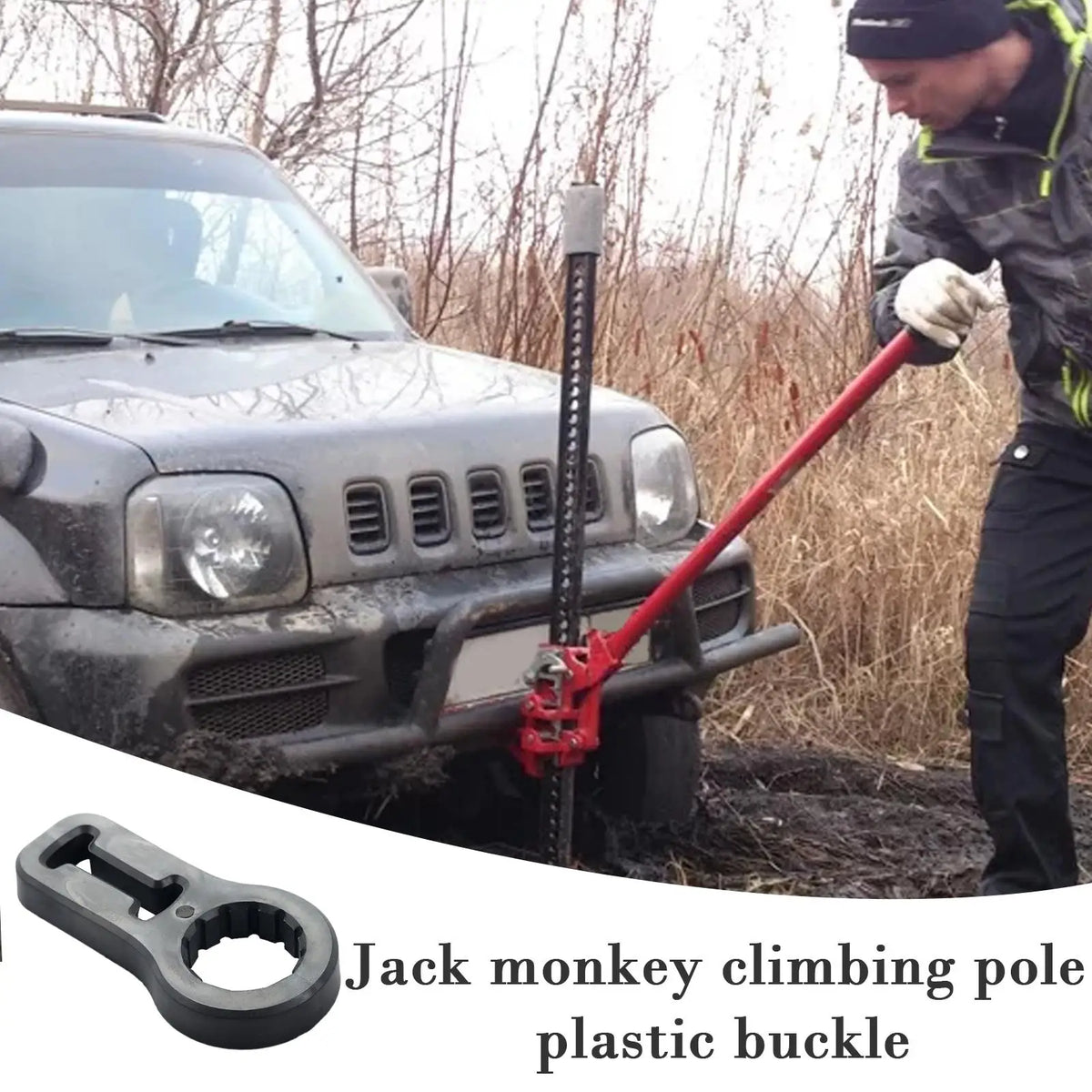 High Lift Jack Handle Grip – Farm Jack Monkey Pole Accessory Jack Handle Grip Axl