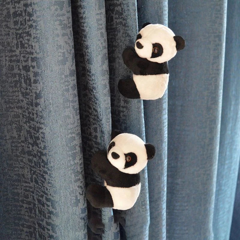 Kawaii Panda Plush Curtain Clip Doll – Soft Stuffed Toy 9cm Plush Clip Doll Axl