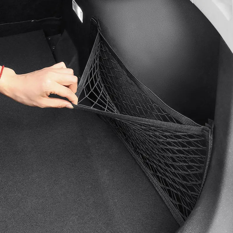 Car Trunk Mesh Organizer Net – Universal Storage Bag Car Trunk Organizer Axl