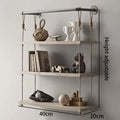 Solid Pine Wood 3-Tier Floating Wall Shelf – Modern Storage Floating Wall Shelf Axl 3 Layer 40cm