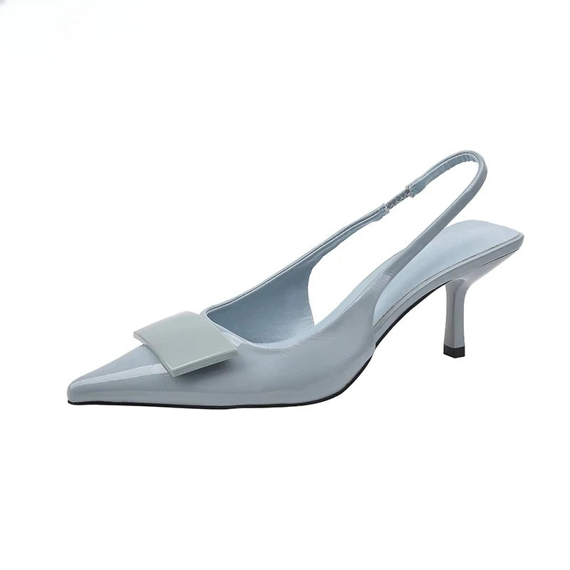 Women's High Heel Pointed Toe Slingback Sandals | Party Heels High Heel Sandals Axl