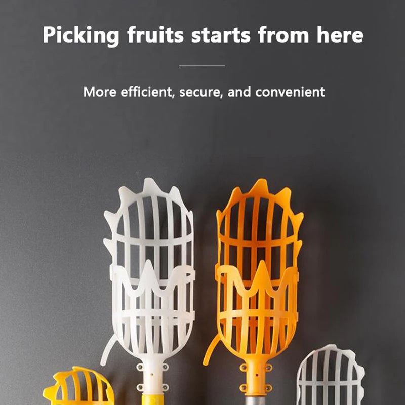 High-Altitude Fruit Picker Tool – Basket Head Garden Harvester Fruit Picker Tool Axl