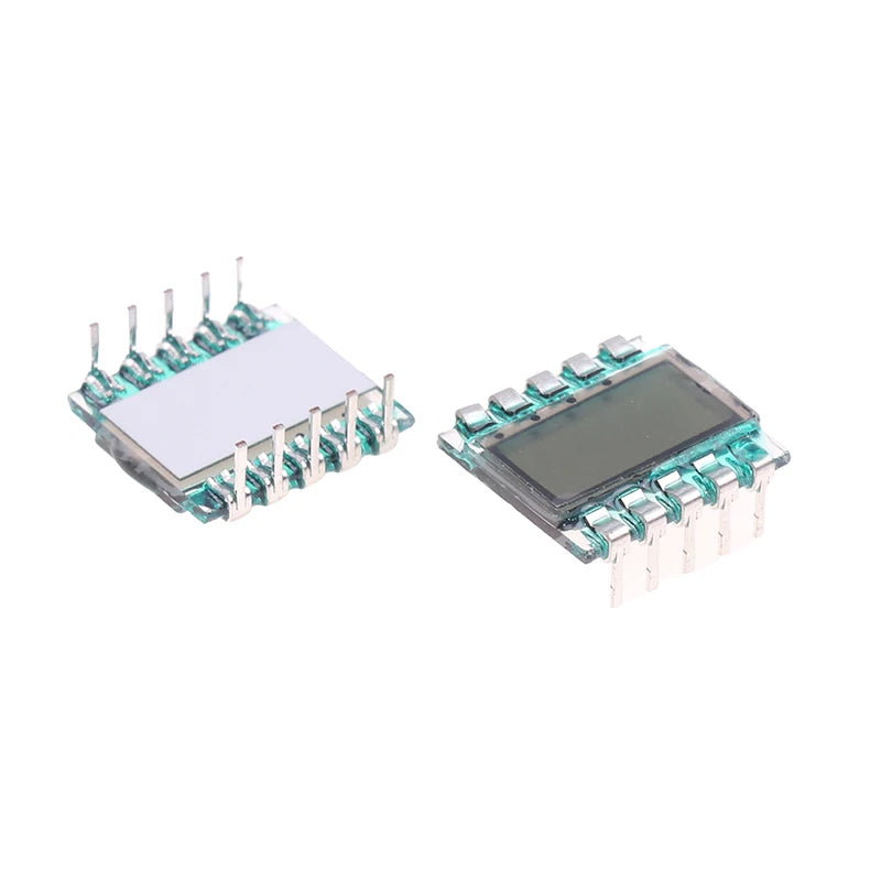 10-PIN 3-Digit Segment LCD Panel 3.0V TN Positive – 5 Pack LCD Segment Display Axl