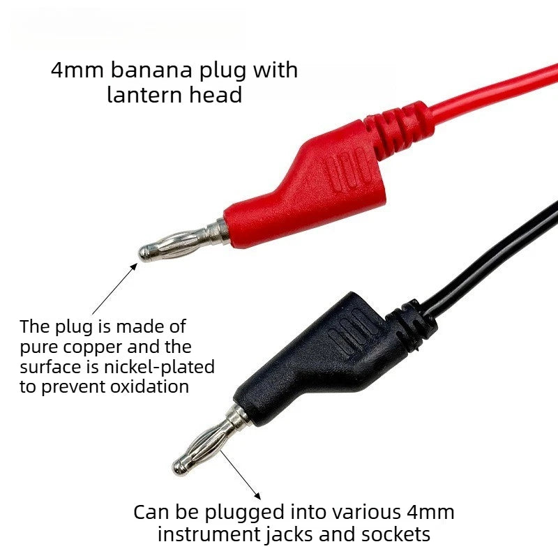 Multimeter Test Lead Set 1M Banana Plug Alligator Clip 15A Multimeter Test Leads Axl