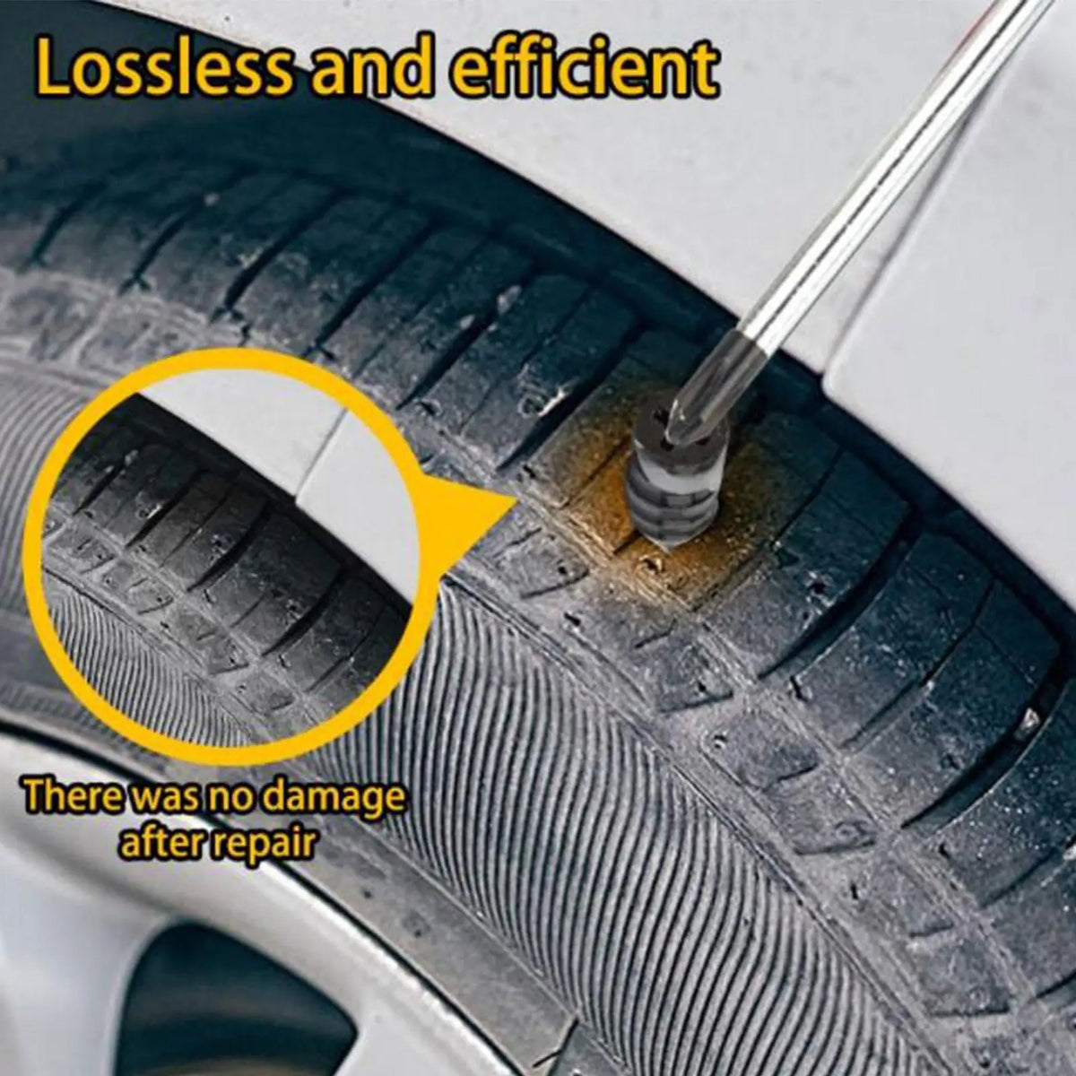 32-Piece Rubber Tire Repair Nail Kit – Car & Motorcycle Tire Repair Kit Axl