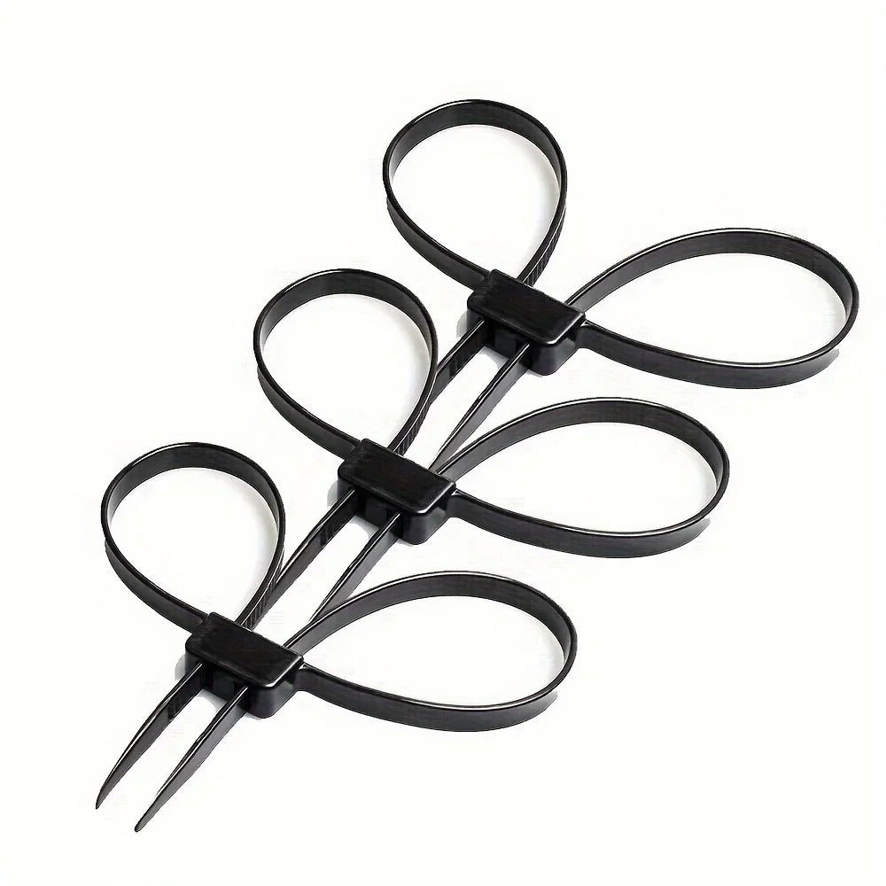 Black Nylon Zip Ties – UV Resistant Anti-Slip Cable Ties Nylon Cable Ties Axl