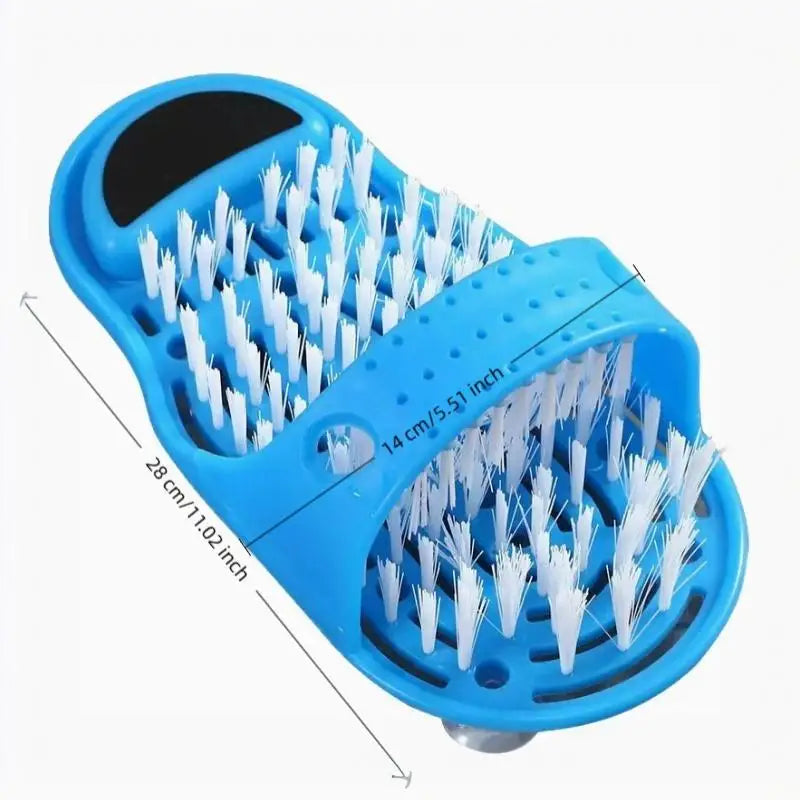 Shower Foot Scrubber with Pumice Stone & Suction Cups Foot Scrubber Brush Axl one size