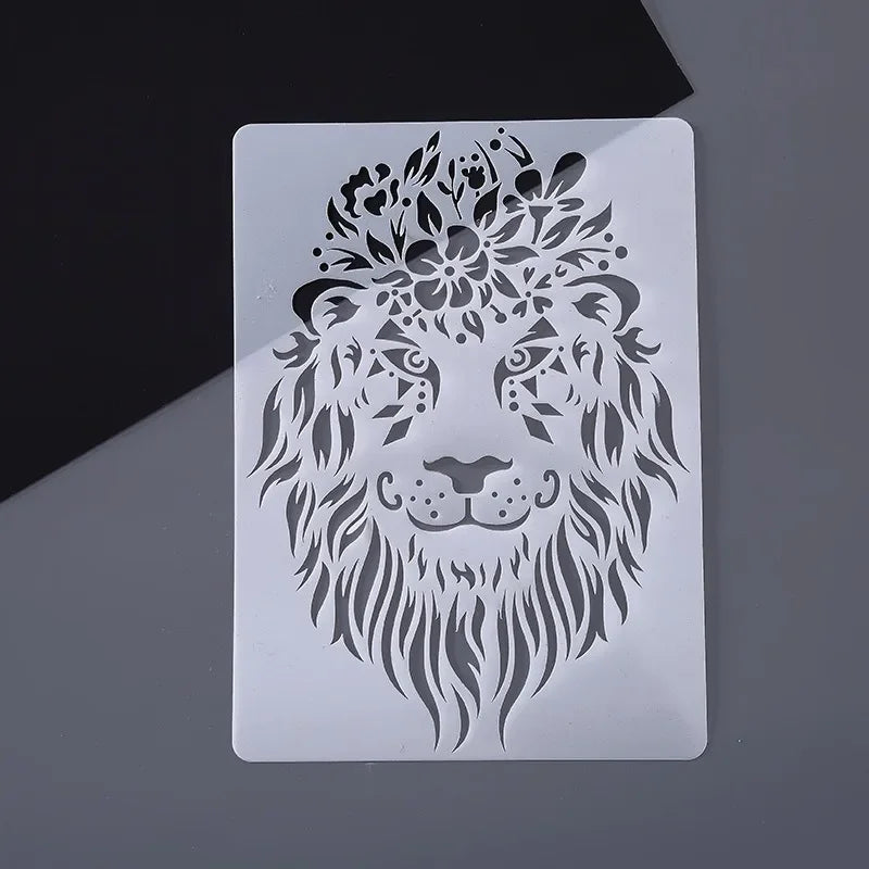 DIY Animal Stencils – Drawing Templates for Painting & Decor Art Stencil Set Axl