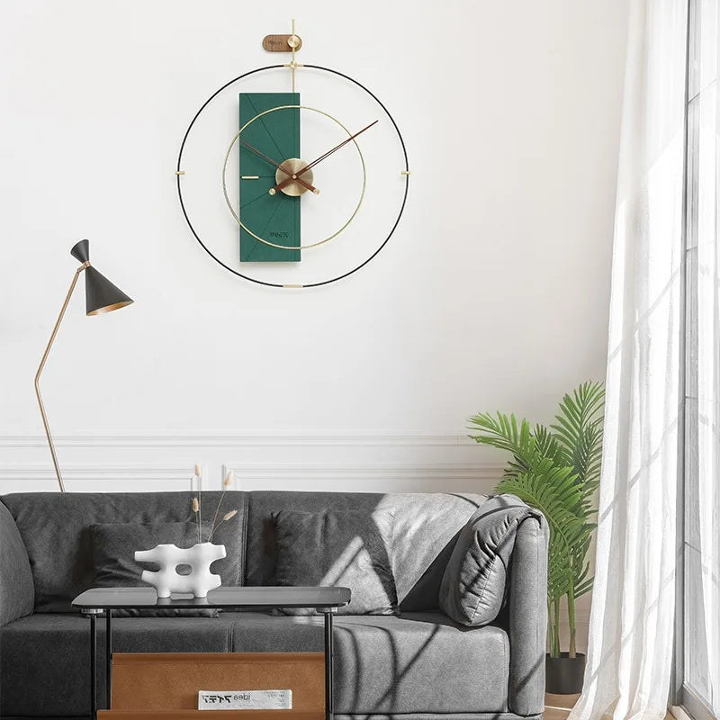 Large Nordic Silent Wall Clock – 60cm Modern Minimalist Acrylic Silent Wall Clock Axl