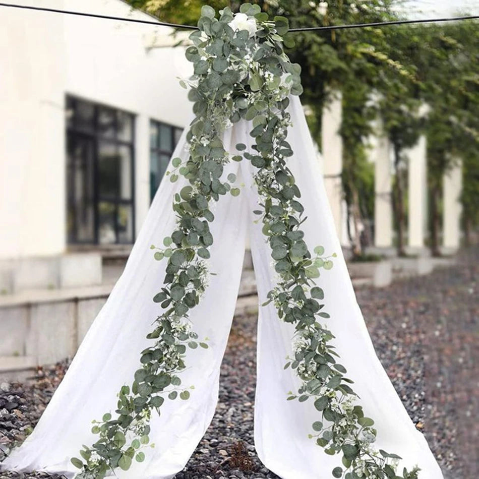 Artificial Green Leaf Vine – Wedding Arch & Wall Decor 175cm Artificial Vine Decor Axl