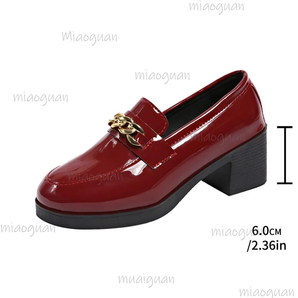 Women's Bowknot Mary Jane Platform Loafers – Slip-On Flats Platform Mary Janes Axl