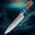8-Inch Forged Japanese Chef Knife – Carbon Steel Kitchen Knife Chef Knife Axl San De Knife