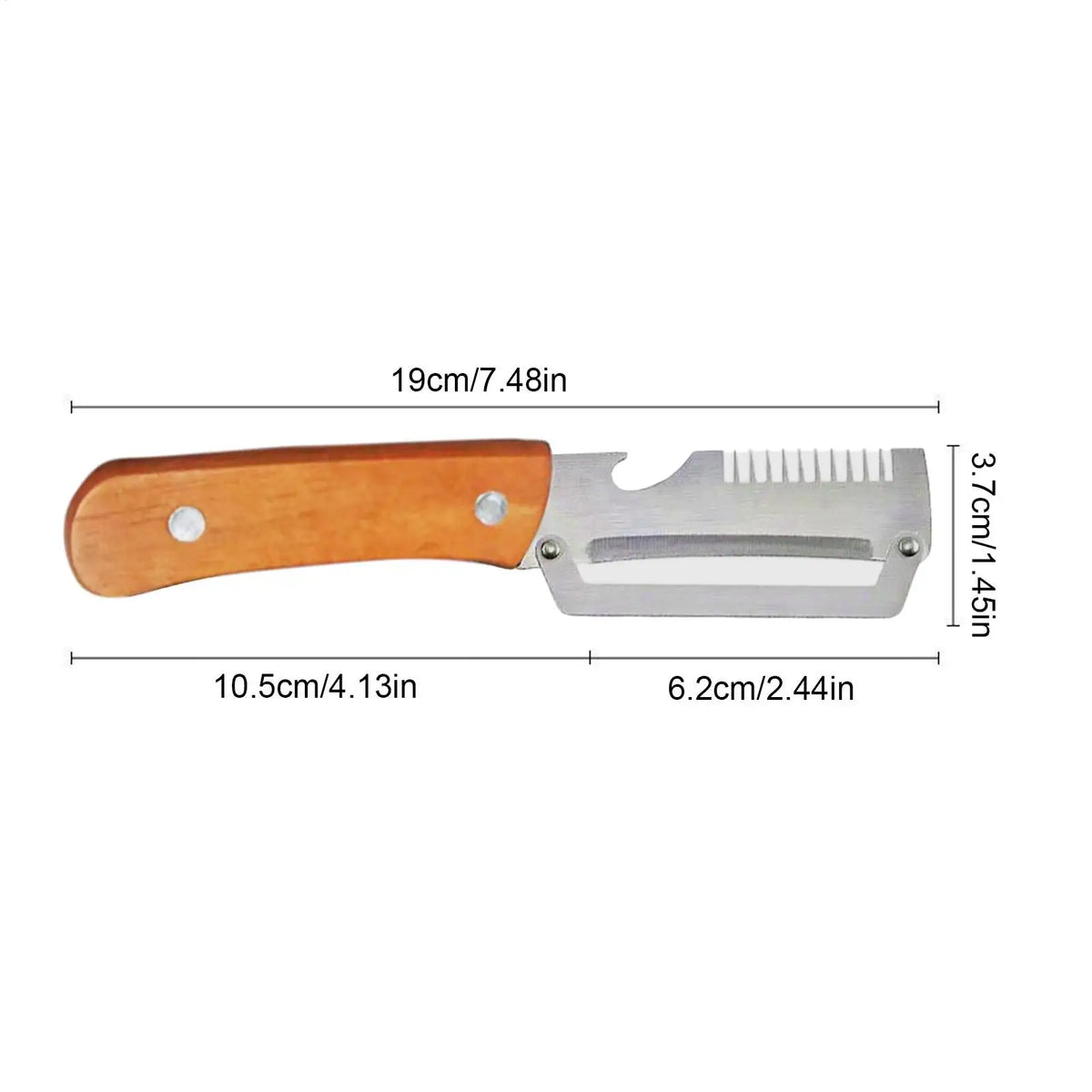 Stainless Steel Vegetable Peeler with Wooden Handle Vegetable Peeler Axl