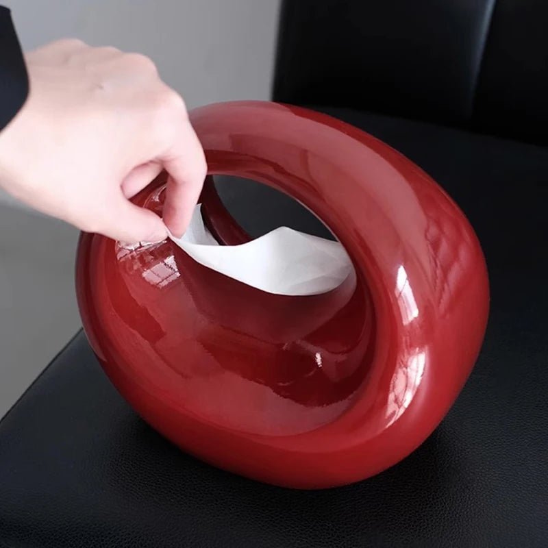 Modern Resin Tissue Box – Desktop Napkin Holder for Home Décor Tissue Box Holder Axl