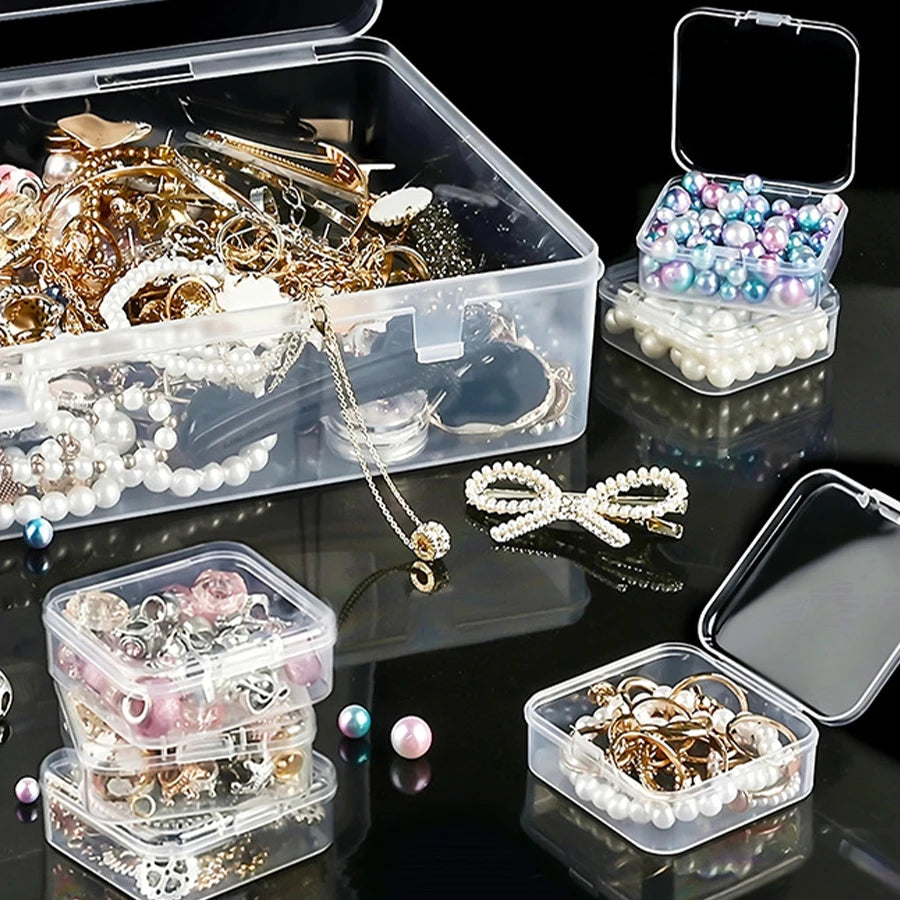 Transparent Plastic Storage Box – 14 or 30 Compartments Compartment Storage Box Axl
