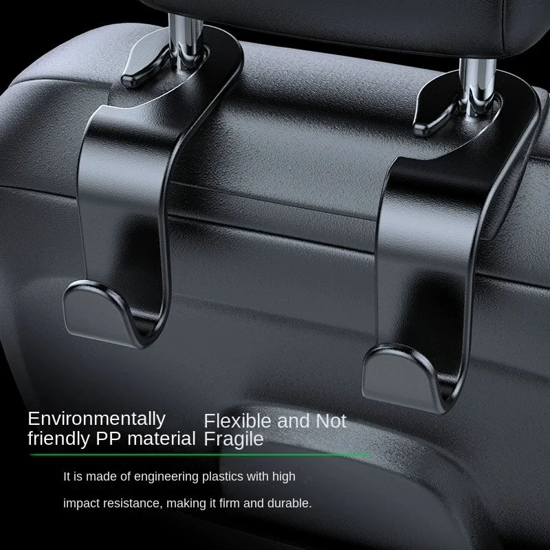 Car Headrest Hook Organizer – Universal Back Seat Hanger 1/2/4 Pcs Car Seat Hook Axl