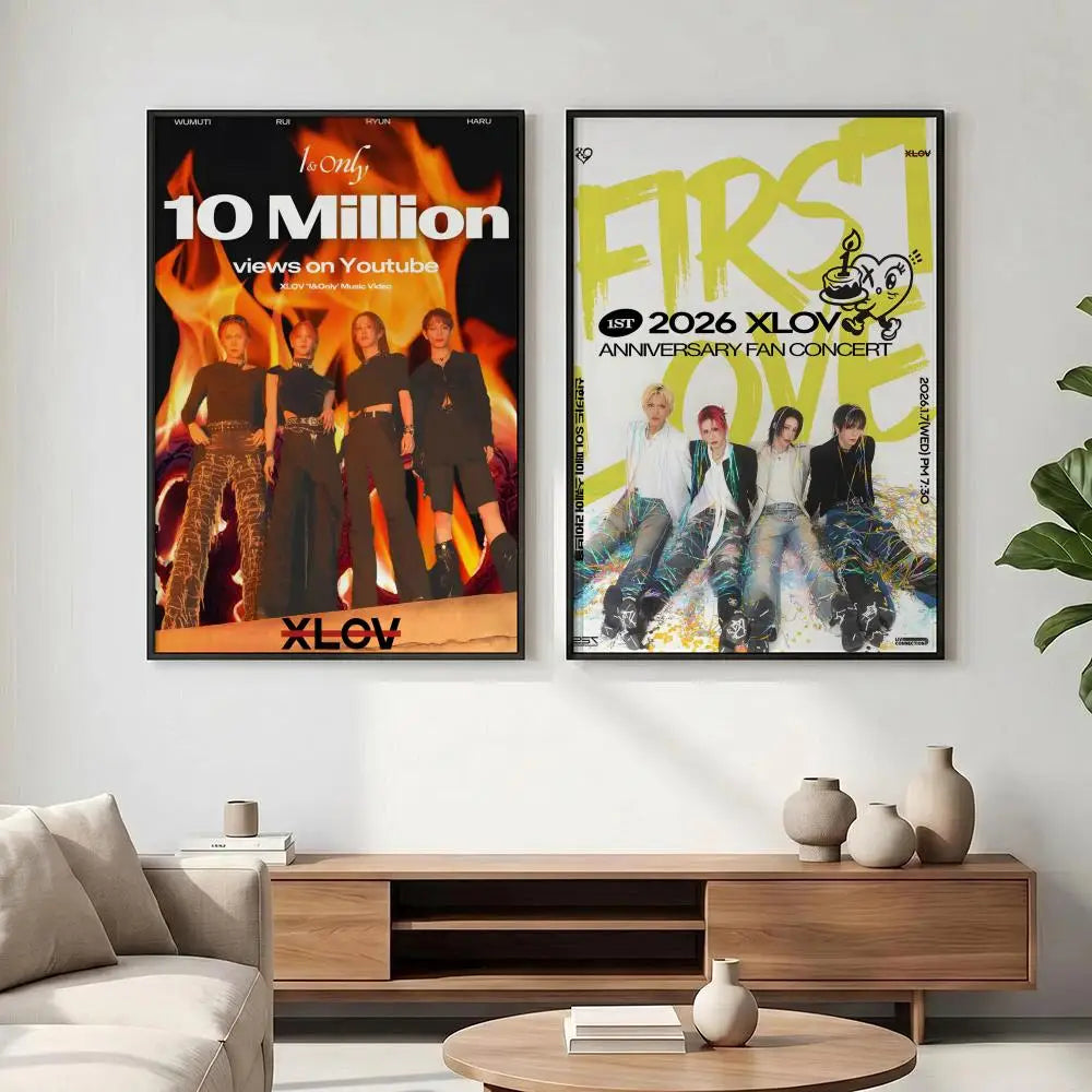 Singer X-XLov HD Art Poster | Waterproof Sticky Wall Decor Wall Art Poster Axl