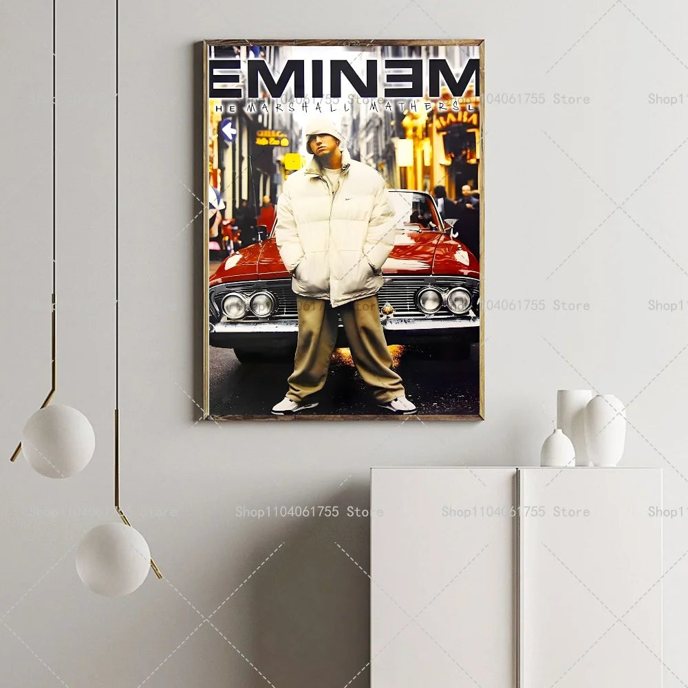 Rapper Music Icon Wall Poster – Self-Adhesive Waterproof Sticker Wall Art Poster Axl