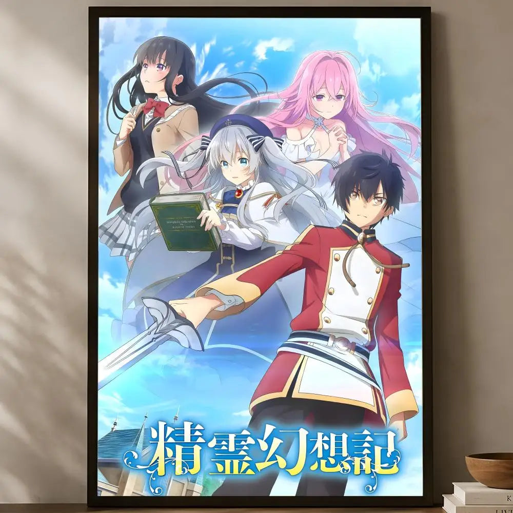 Spirit Chronicles Game HD PVC Self-Stick Wall Art Poster Wall Art Poster Axl White05 15X20cmNoframe