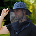 Mosquito-Proof Fishing Sun Hat with Full Face Net | Outdoor Cap Outdoor Fishing Hat Axl Army Green