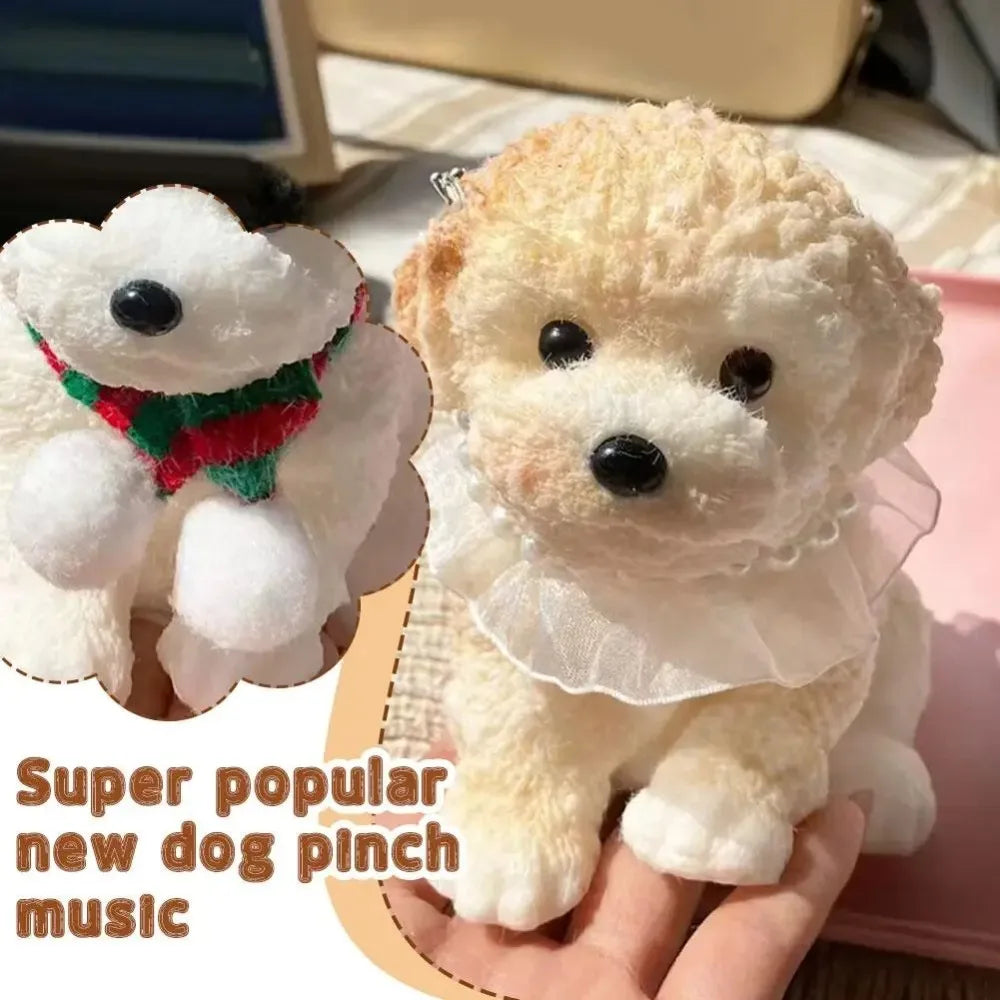 Soft Squeeze Teddy Dog Fidget Toy – Sensory TPR Pinching Toy Squeeze Fidget Toy Axl