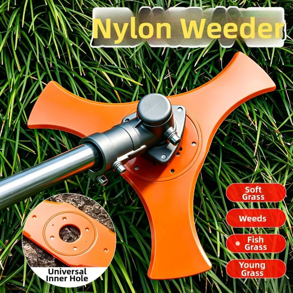 Nylon Grass Trimmer Blade 2/3/4-Tooth Brush Cutter Replacement Trimmer Blade Head Axl