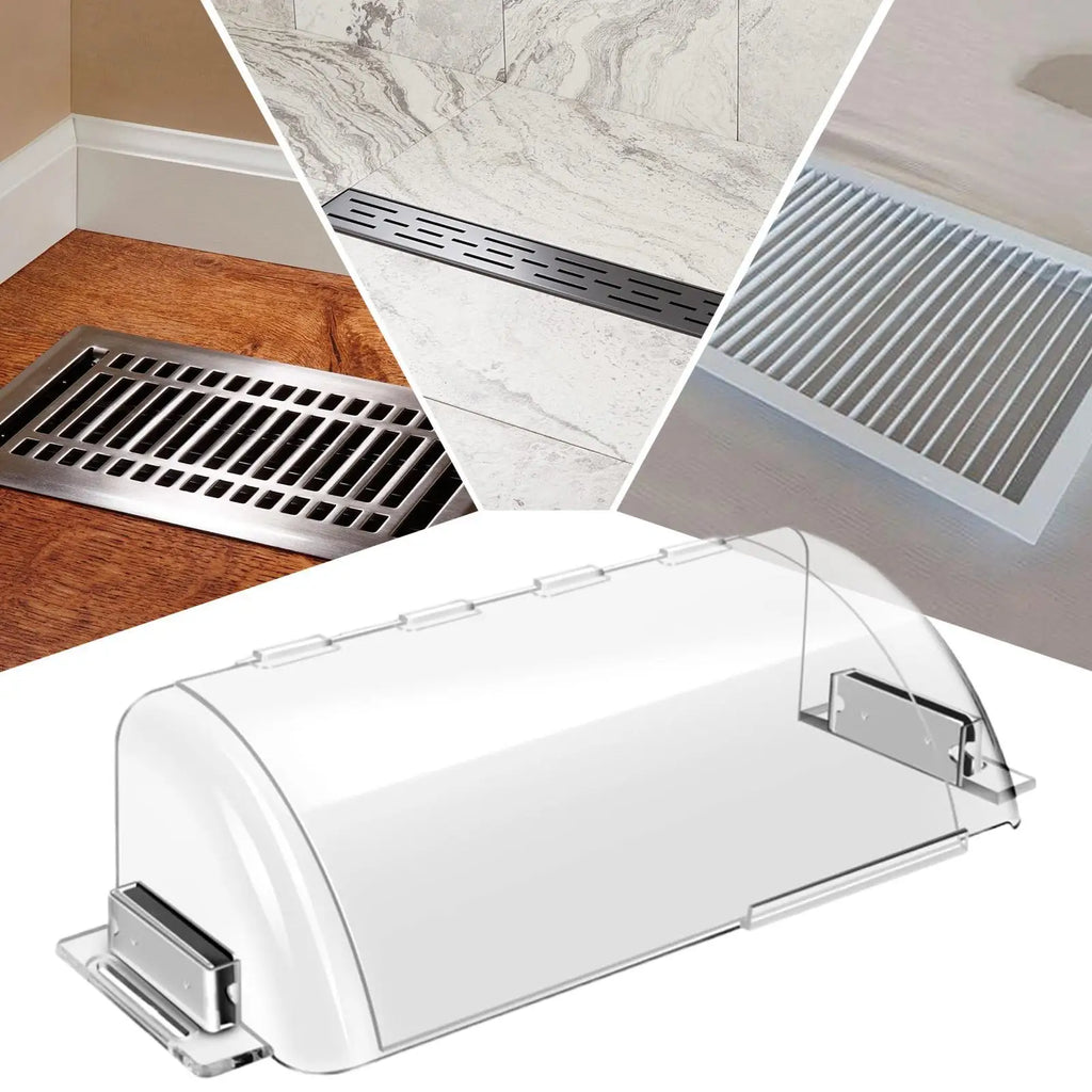 Magnetic Floor Vent Deflector – Double-Layer Air Diverter Air Vent Deflector Axl