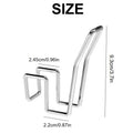Stainless Steel Shoe Drying Rack Hook | Closet Organizer Shoe Drying Hook Rack Axl 1PC