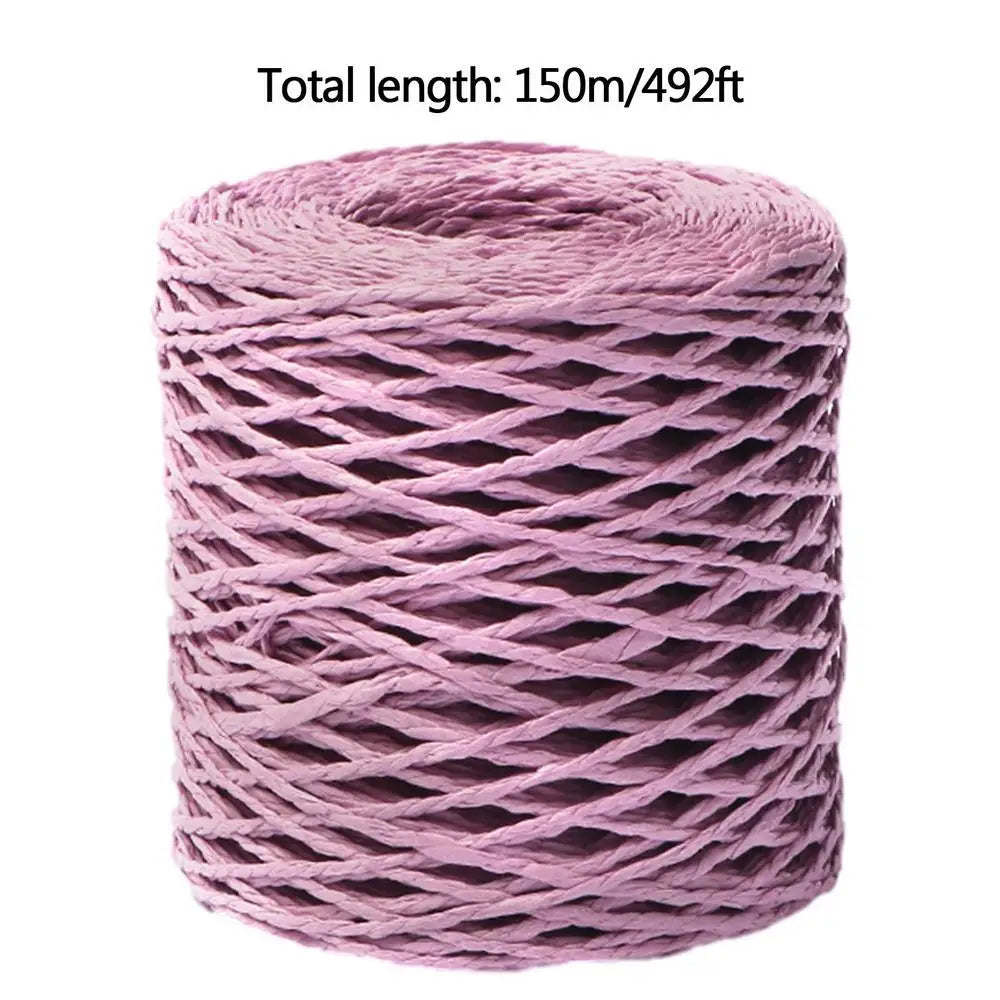 Natural Raffia Ribbon 150m – DIY Craft String for Bags & Hats Craft Ribbon Axl G9