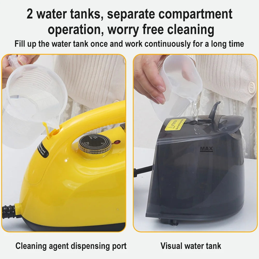 BALASHOV 1800W Handheld Steam Cleaner – Floor, Kitchen & Car Handheld Steam Cleaner Axl