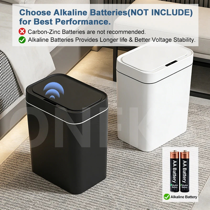 4.2 Gallon Touchless Sensor Trash Can – Kitchen & Bathroom Sensor Trash Can Axl