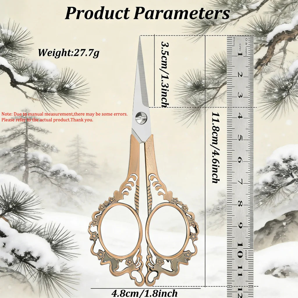 Vintage Stainless Steel Sewing Scissors – Embroidery & Tailor Sewing Scissors Axl