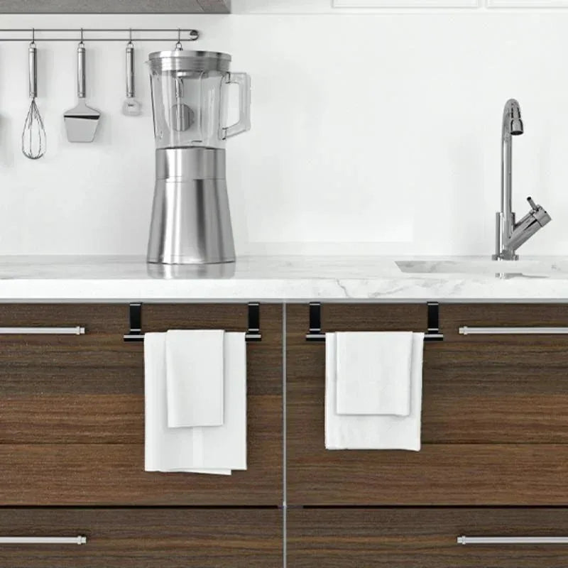 Over Cabinet Door Towel Rack – Punch-Free Stainless Steel Bar Cabinet Door Towel Rack Axl
