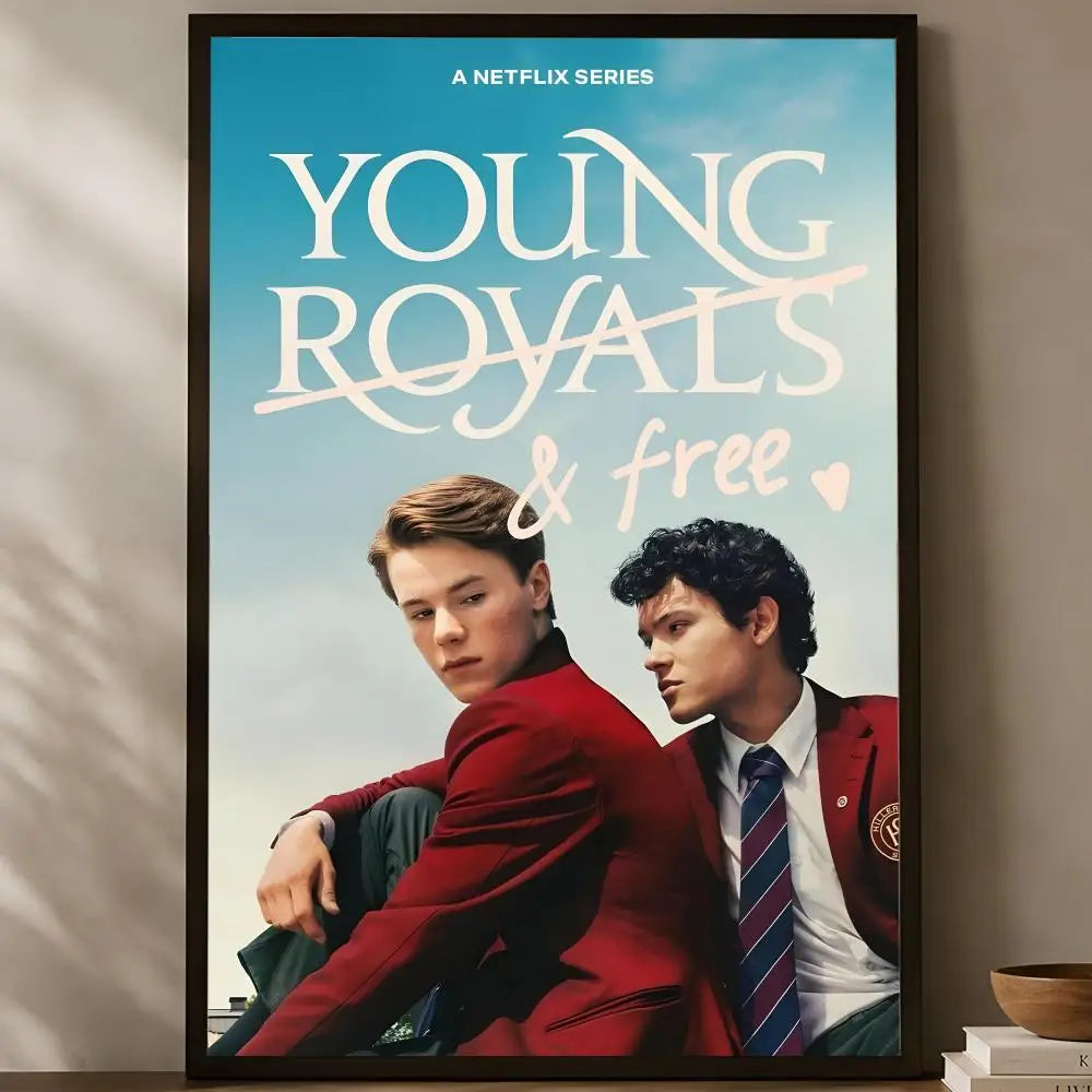 Young Royals Self-Stick Wall Poster – HD Waterproof Wall Art Wall Art Poster Axl White01 15X20cmNoframe