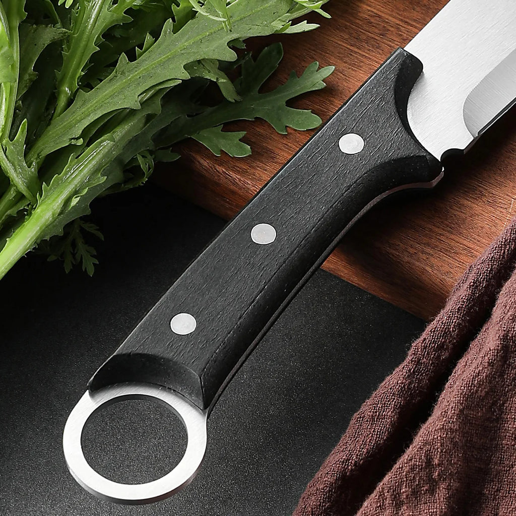 SHENJIU Stainless Steel Butcher Knife – Meat & Bone Cutter Butcher Knife Axl