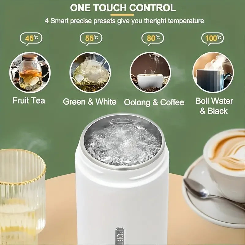 BALASHOV 500ml Travel Electric Kettle – Auto Shut-Off Mini Travel Electric Kettle Axl