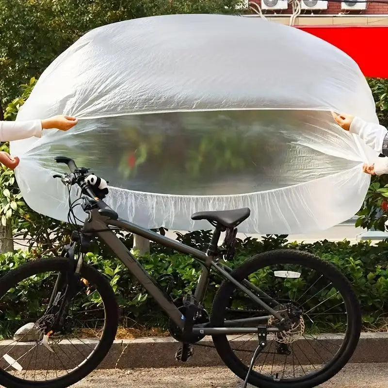 Waterproof Bicycle & Motorcycle Cover – UV & Rain Protection Bike Protective Cover Axl transparent
