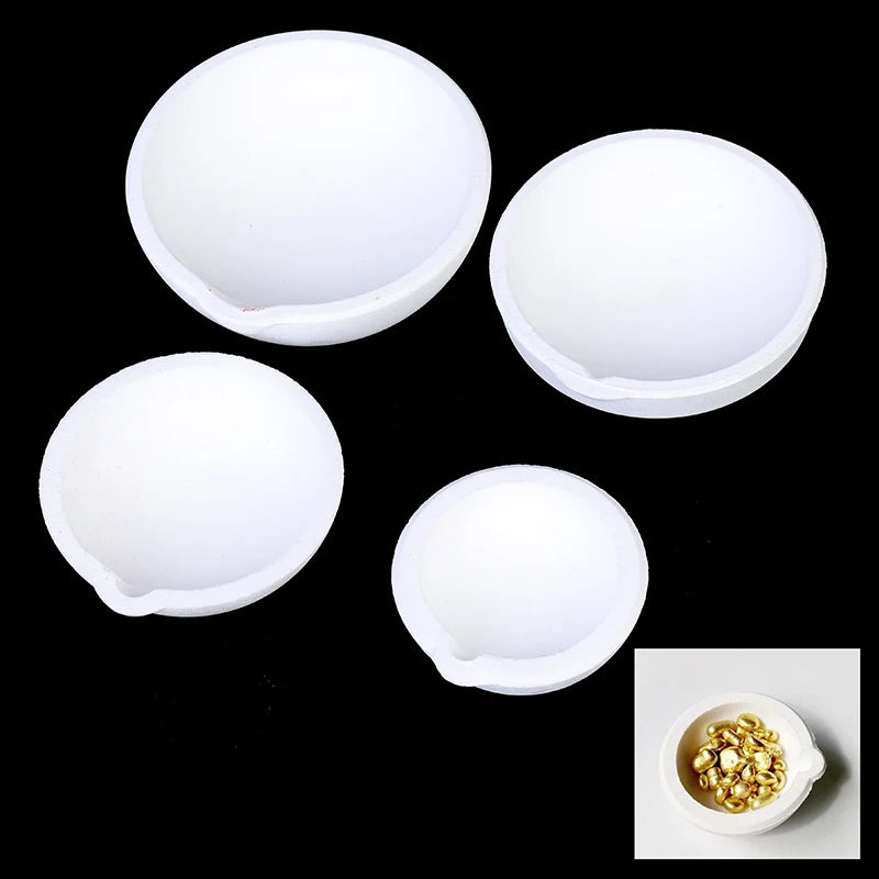 Quartz Silica Melting Crucible for Gold & Silver | 100g–500g Melting Crucible Axl
