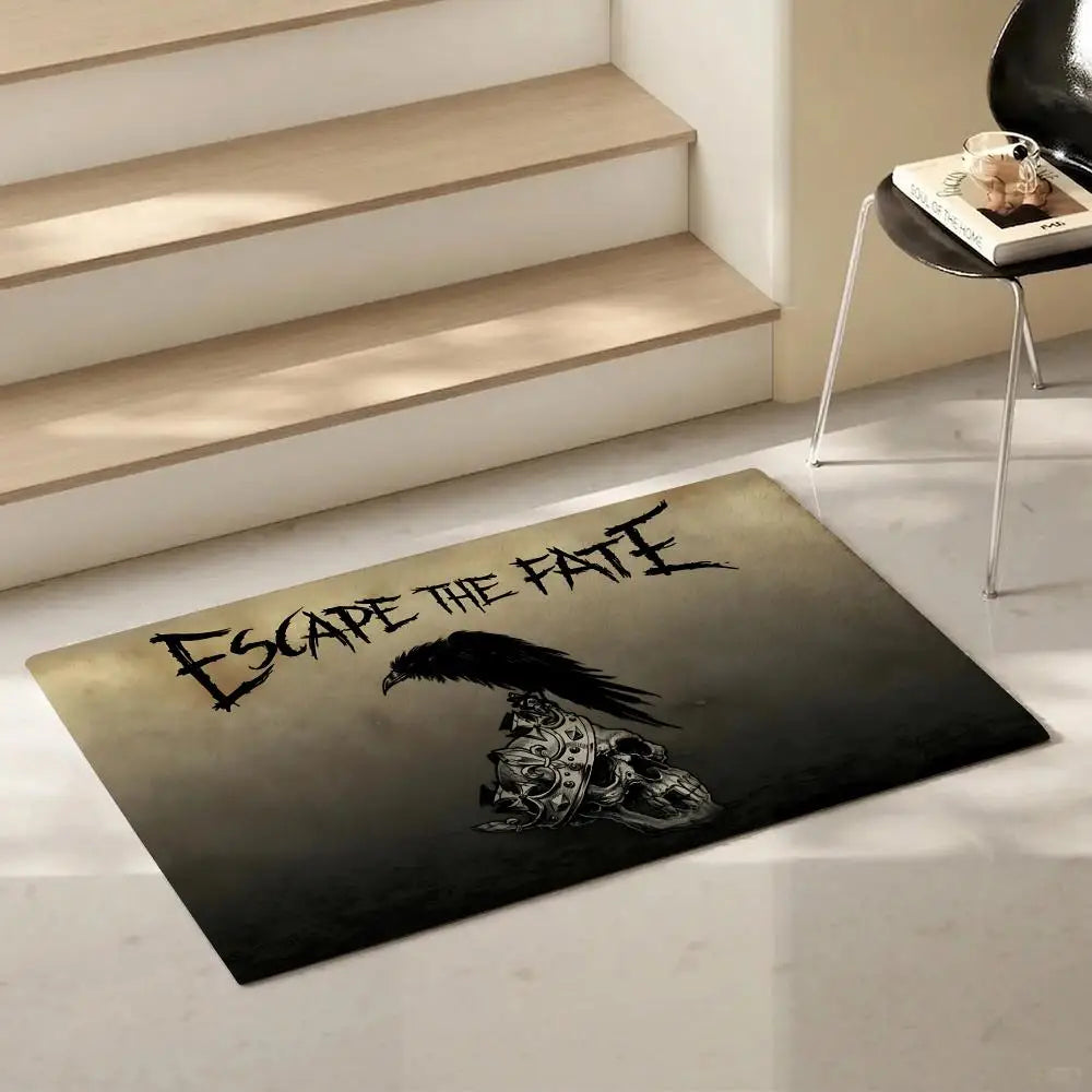 Escape the Fate Flannel Floor Mat – Non-Slip Soft Indoor Rug Flannel Floor Mat Axl